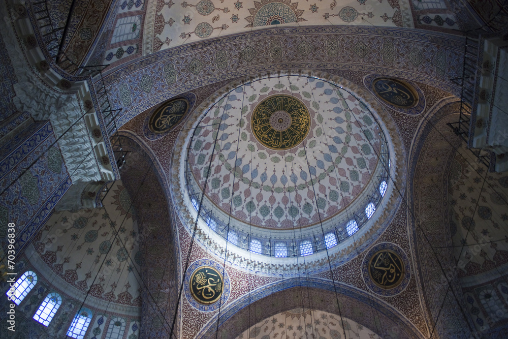 Cupola of New mosque in Istanbul, Turkey