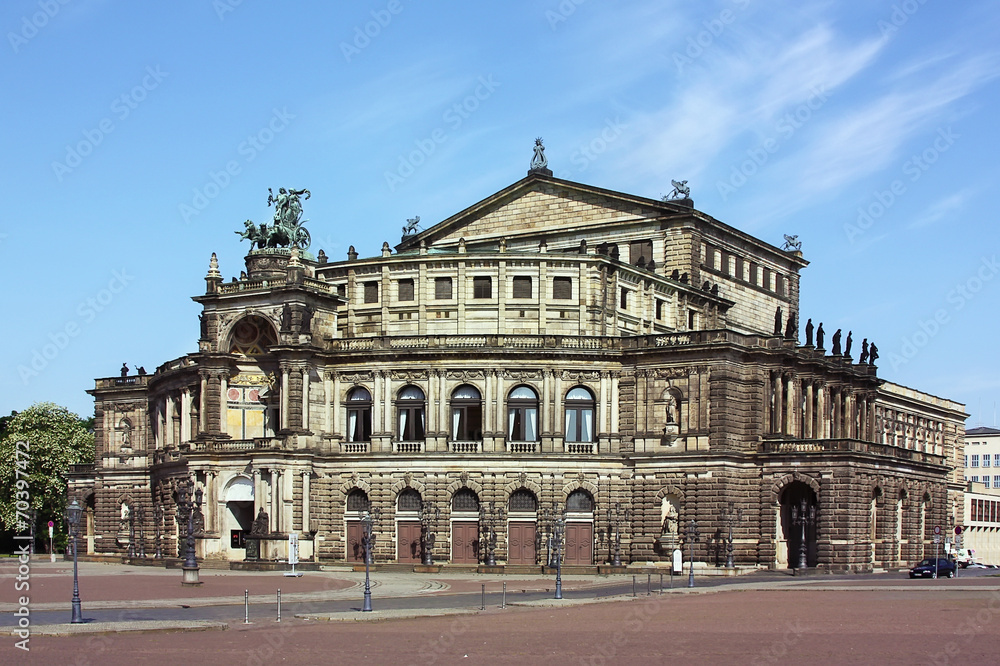 Semperoper in Dresden,Saxony,Germany