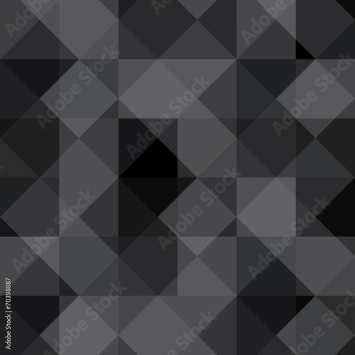 Black and White Abstract Psychedelic Art Background. Vector Illu