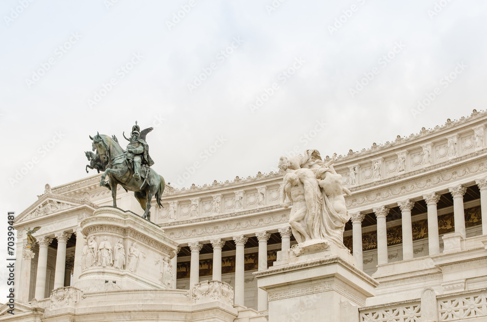 Fototapeta premium National Monument to Victor Emmanuel II, Rome, Italy