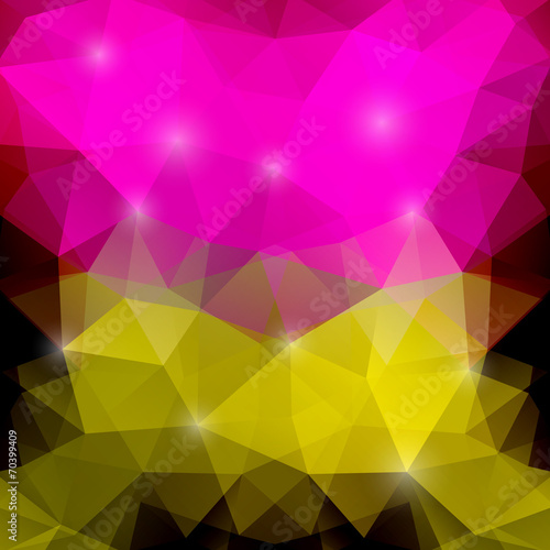 Abstract Geometrical Multicolored Background