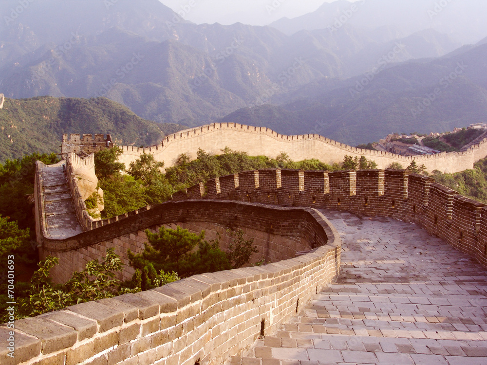 Retro look Chinese Great Wall
