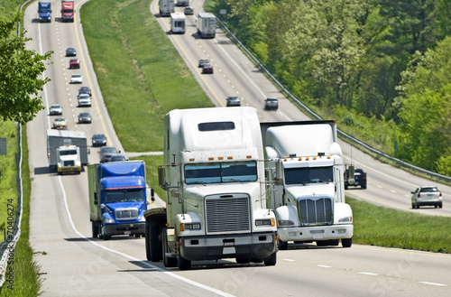 Busy Interstate Traffic