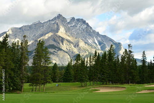 Banff Springs golf course with awesome views.