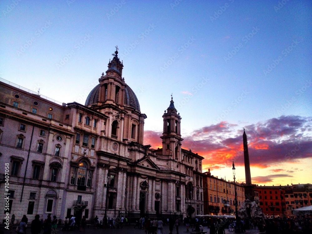 sunset in rome 2
