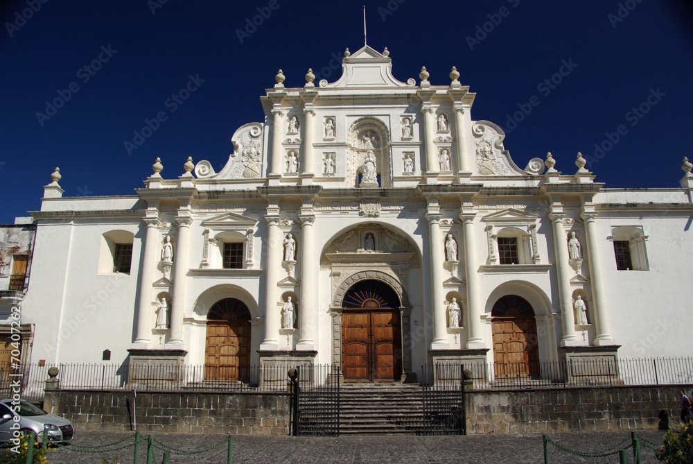 Cathedrale à Antigua, Guatemala