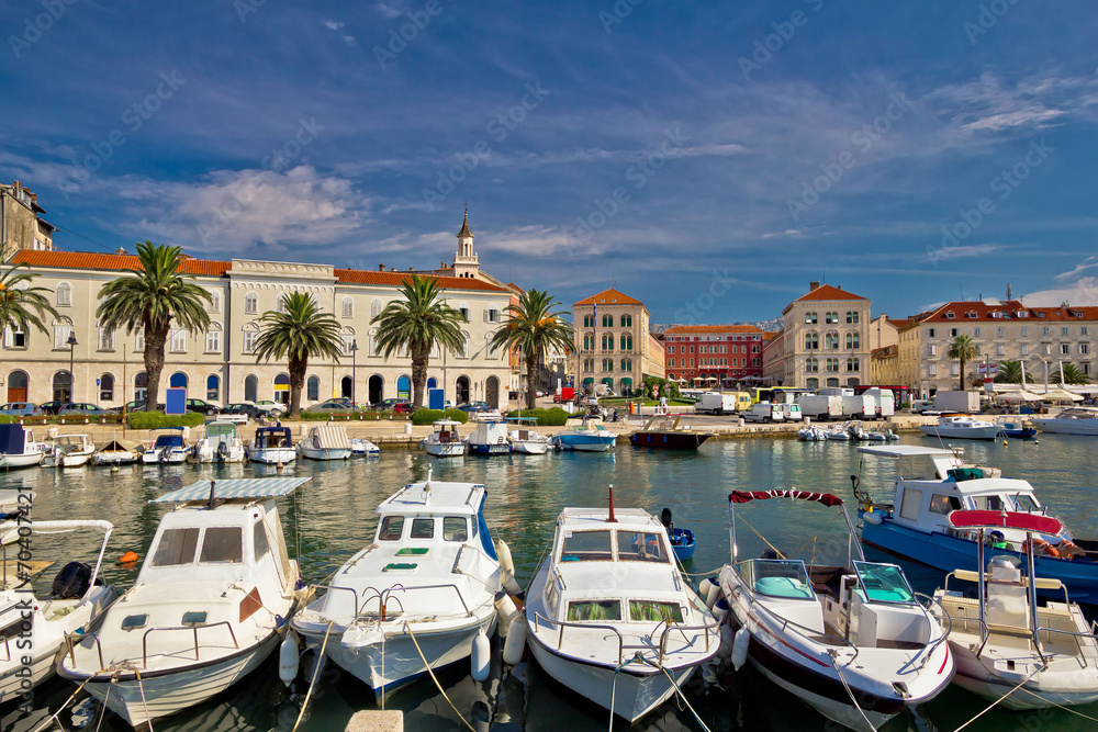 Split Riva waterfront colorful view