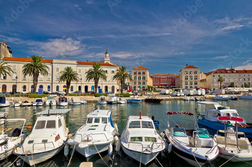 Split Riva waterfront colorful view