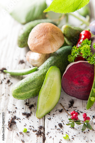 Healthy organic vegetable o...