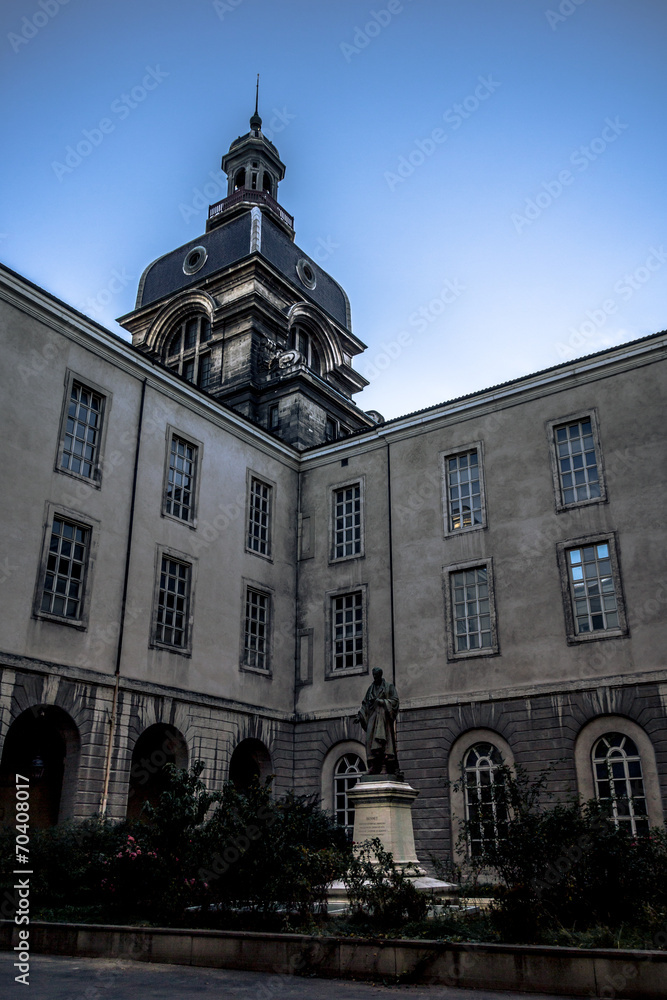 Obraz premium Cloitre de l'Hôtel Dieu à Lyon