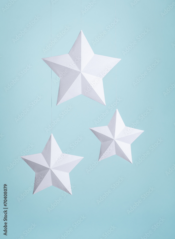 Obraz premium White Paper Stars