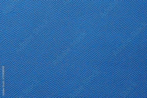 Closeup of seamless blue leather texture
