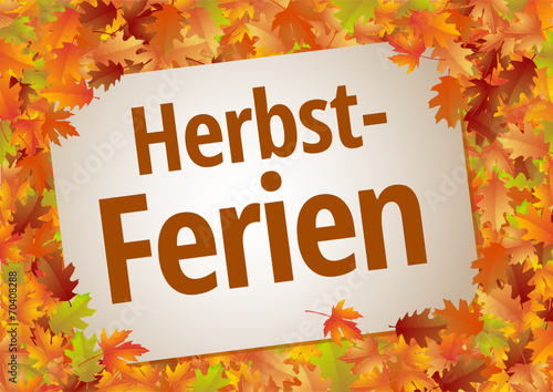 Herbstferien