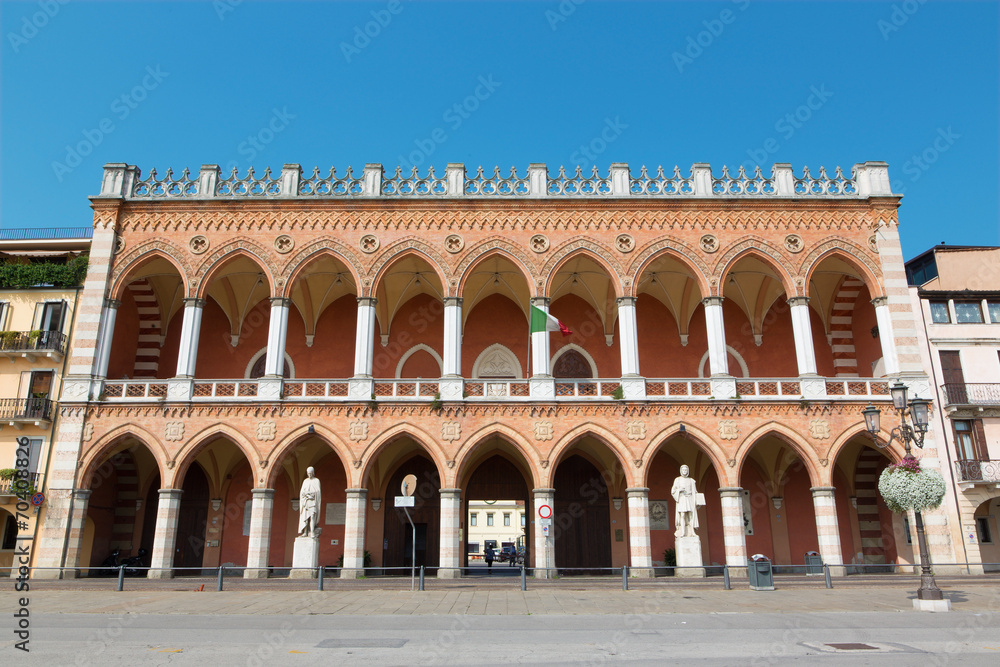 Padua - The Venetian palace neart the Prato della Vale.