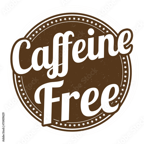 Caffeine free stamp