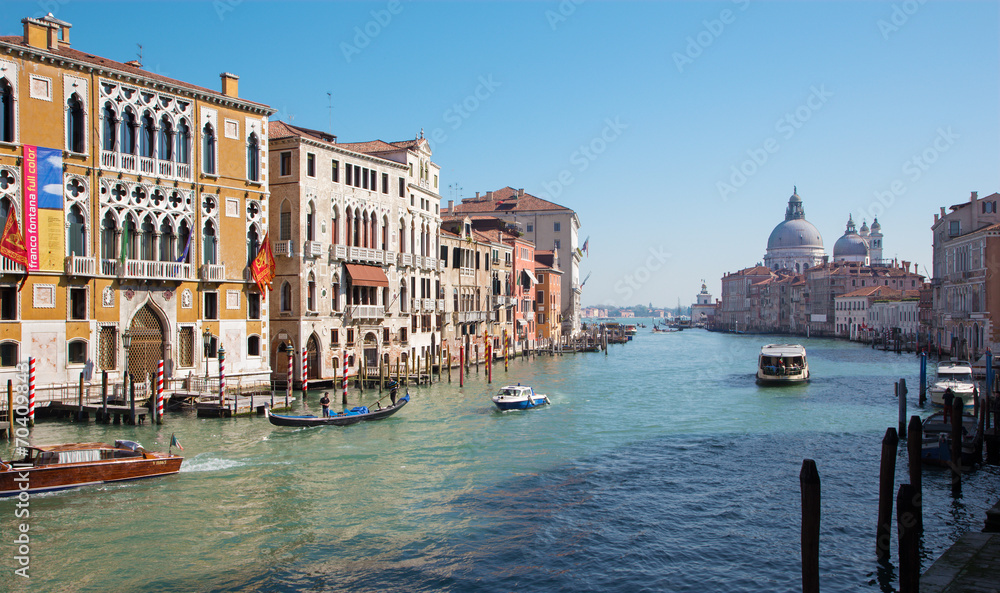 Venice - Canal grande under Ponte Accademia