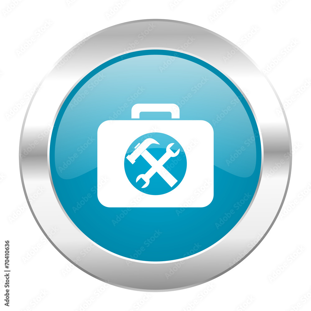 Obraz premium toolkit internet blue icon