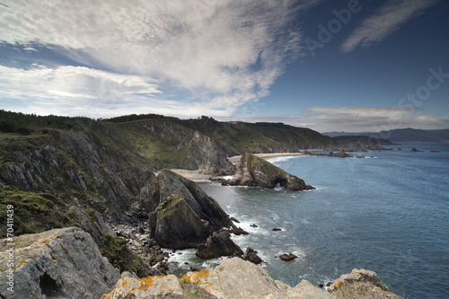 stunning clifftops in galicia, spain