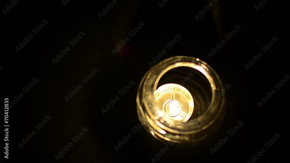 Candle burning in the darkness Candle burning in the darkness