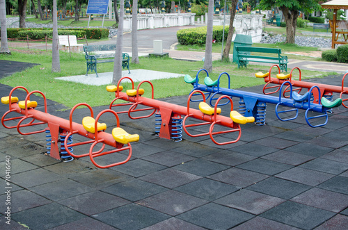 Children outdoor Playground fun photo