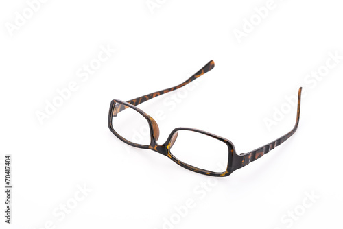 Eye glasses isolated on white background