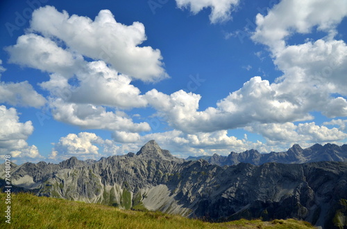 Berge im Panorama, Hochgebirge