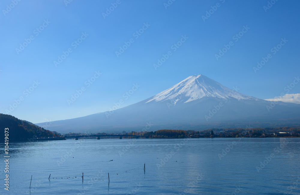 Mt.Fuji and Lake Kawaguchi