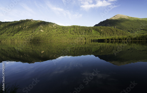 Altai blue river