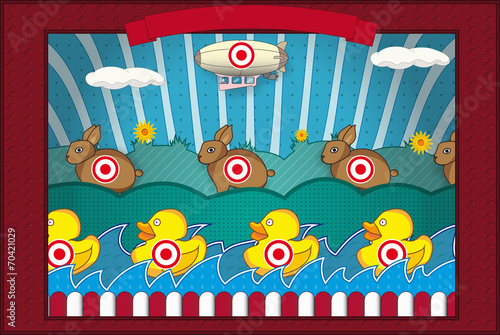 Tableau sur toile Shooting Gallery