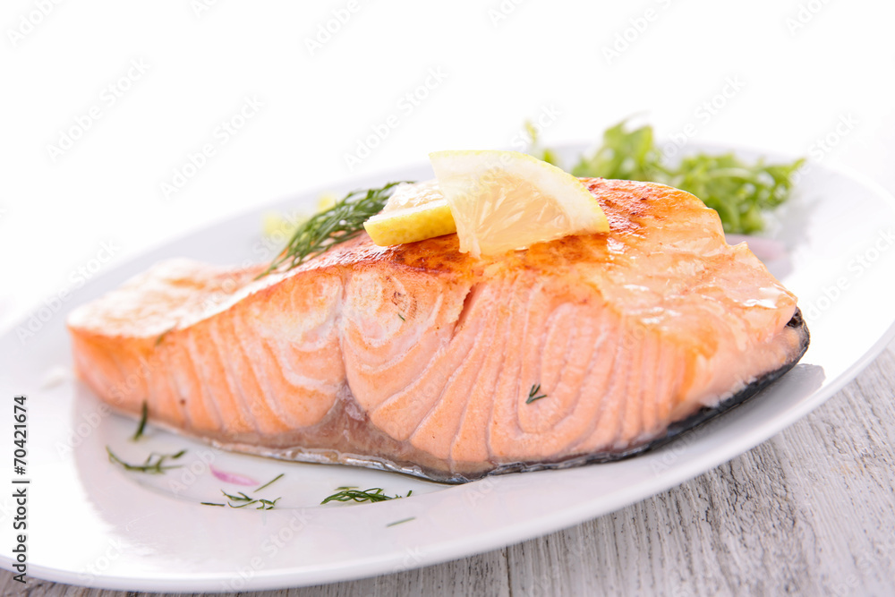 grilled salmon