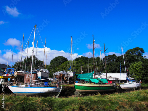 Fischkutter in Gweek, Cornwall photo