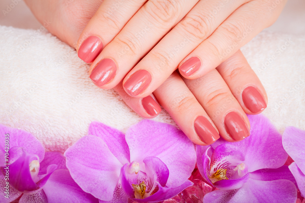 Fototapeta premium manicure and pedicure