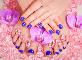 Stickers Manicure Manicure en pedicure salonbehandeling  © missty