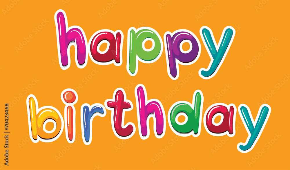 A happy birthday template A happy birthday template
