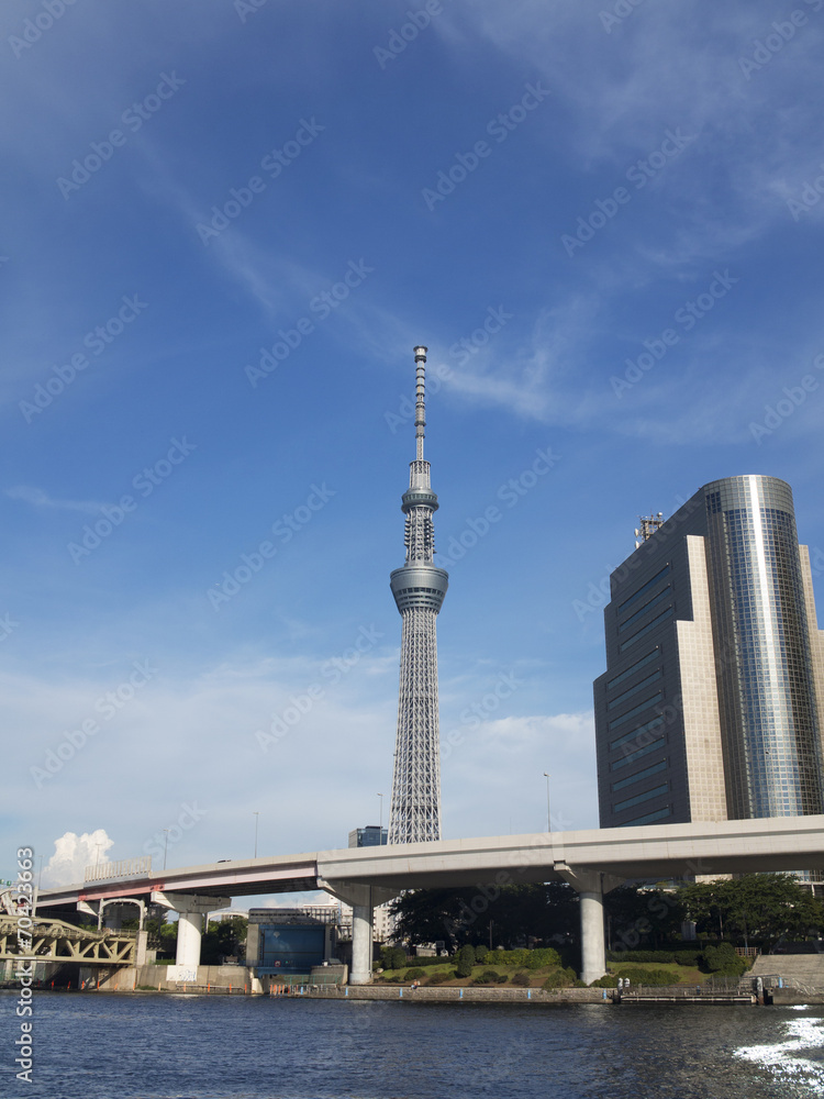 隅田川と東京スカイツリー 隅田川と東京スカイツリー