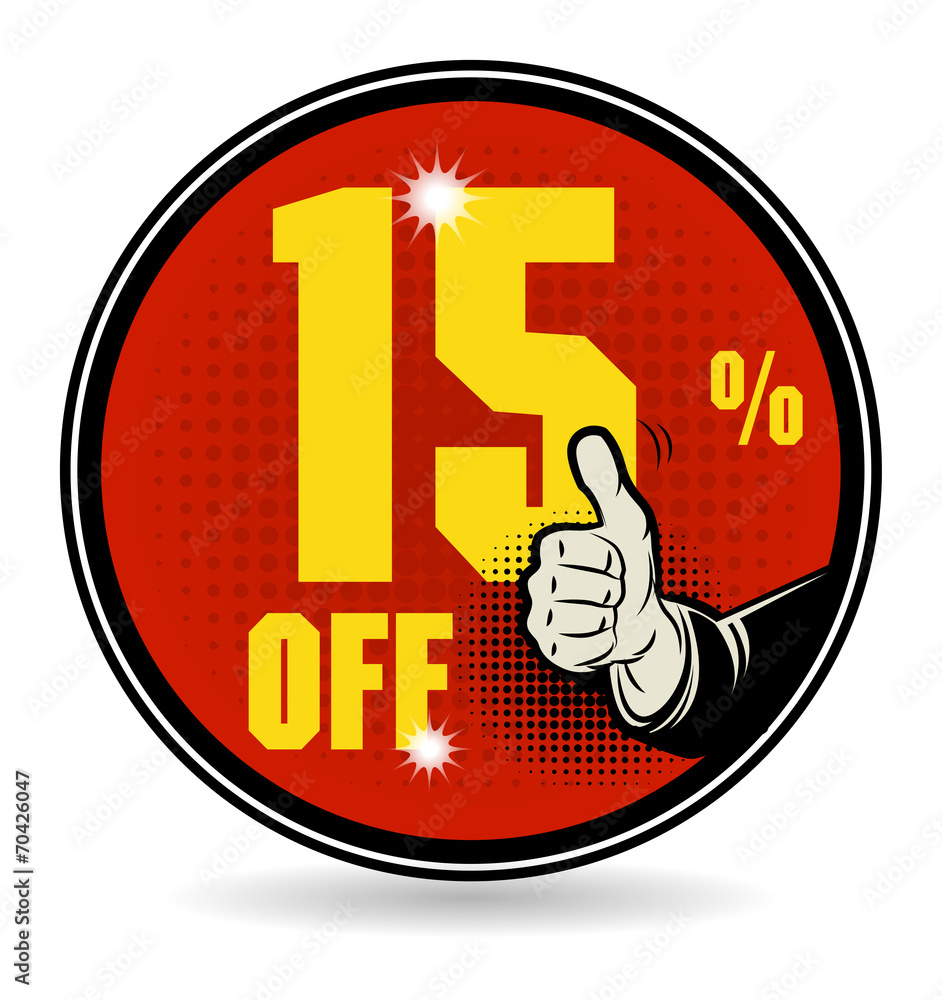 Sale discount sign, vector illustration Sale discount sign, vector illustration