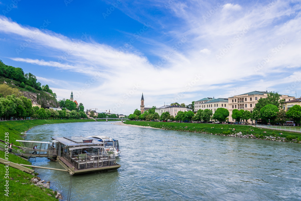 Naklejka premium オーストリア ザルツブルク Salzburg Austria