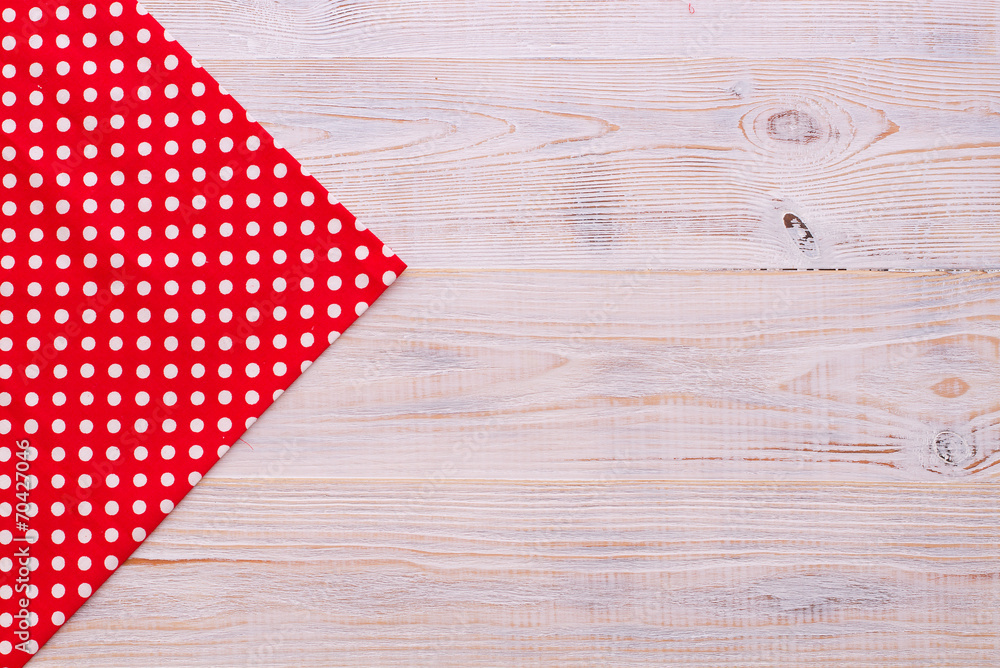 Obraz premium Wooden texture background and tablecloth