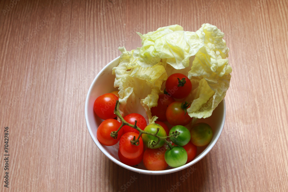 tomato and chinese cabbage tomato and chinese cabbage