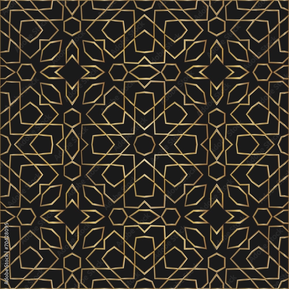 Ornamental round morocco seamless pattern Ornamental round morocco seamless pattern