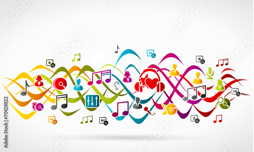 Music icon set
