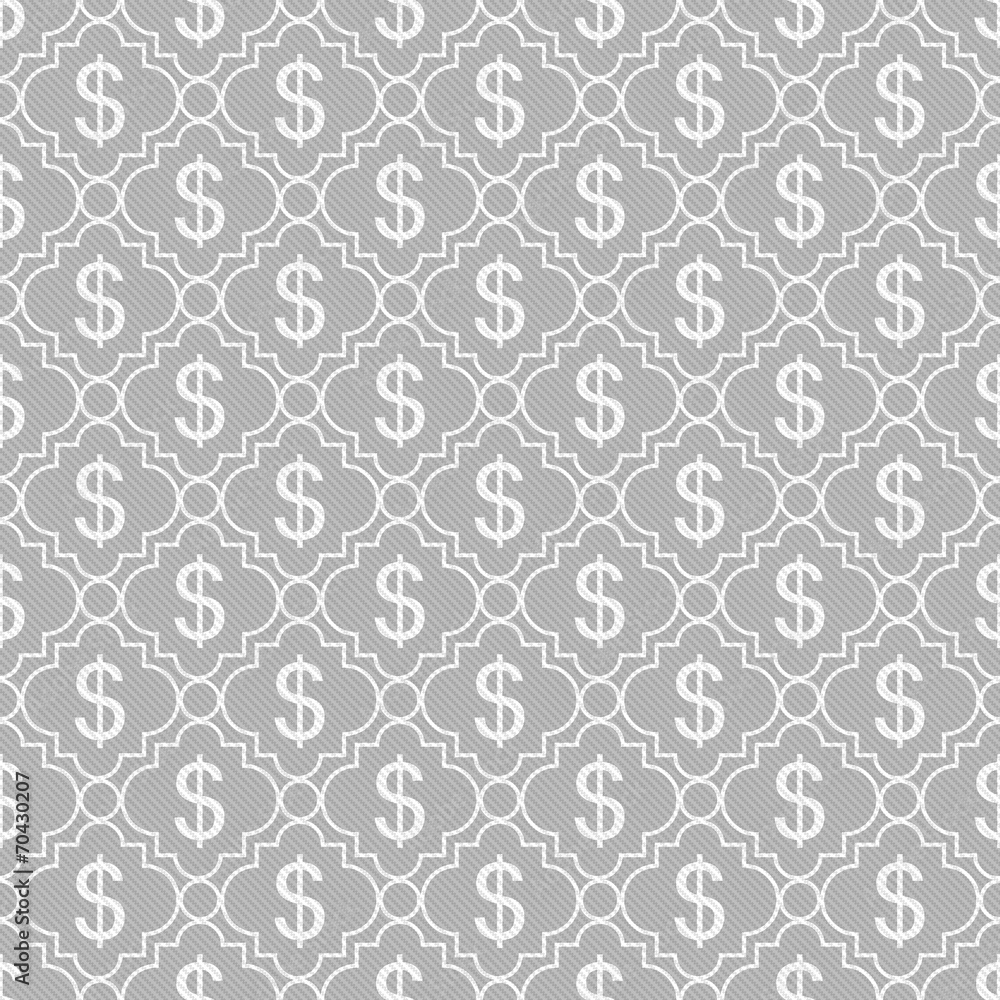 Gray and White Dollar Sign Pattern Repeat Background Gray and White Dollar Sign Pattern Repeat Background