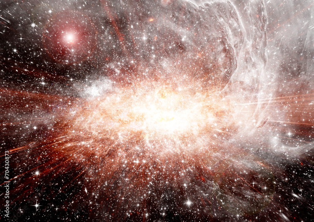 Obraz premium galaxy in a free space