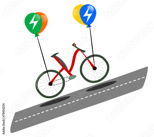 Logo vélo à assistance électrique