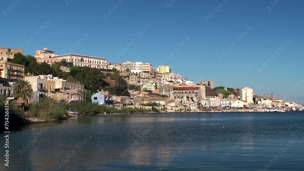 Sicilian Coast at Sciacca town. Sicilian Coast at Sciacca town.
