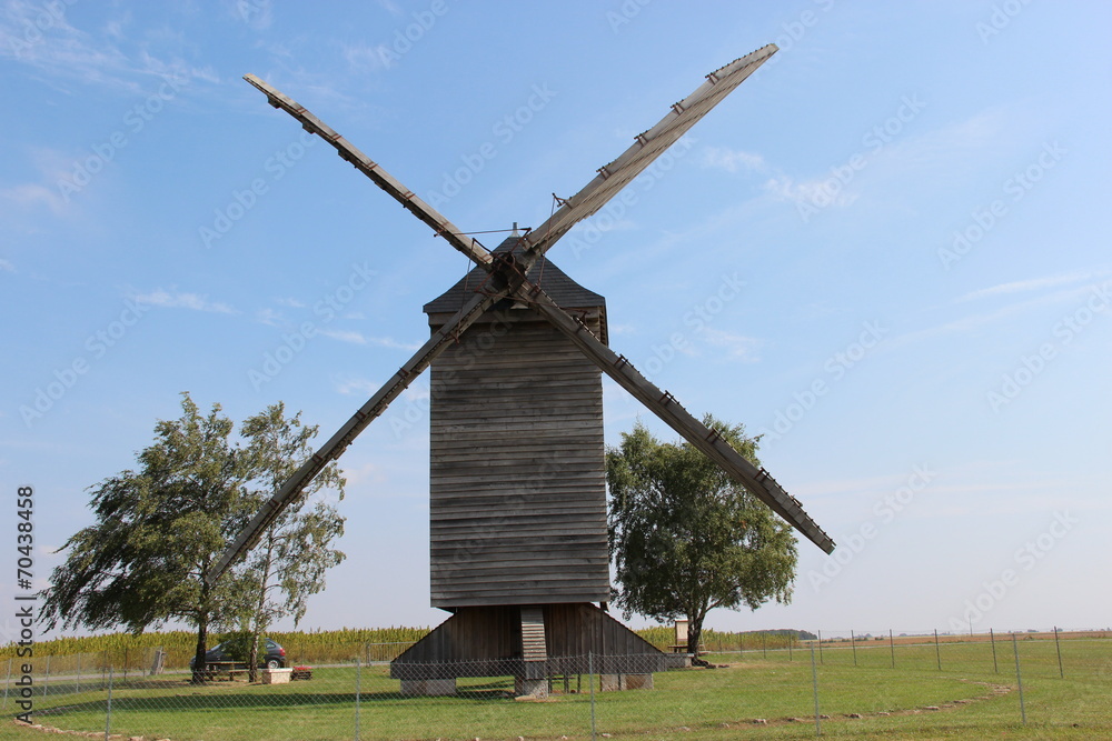 Obraz premium Moulin en bois