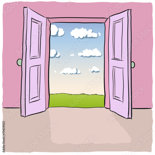 open door