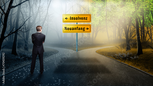 Insolvenz oder Neuanfang photo