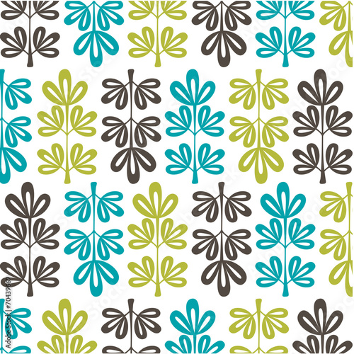 scandinavian floral pattern