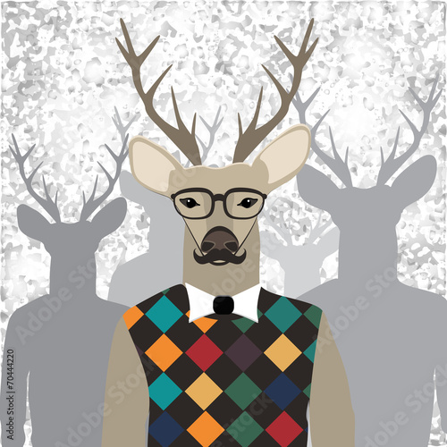 Deer hipster